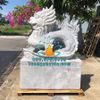 Ấn Rồng Đá Cẩm Thạch Xám Đẹp Nguyên Khối