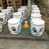 Bàn Ghế Đá Trắng Sân Vườn Kiểu Trung Hoa