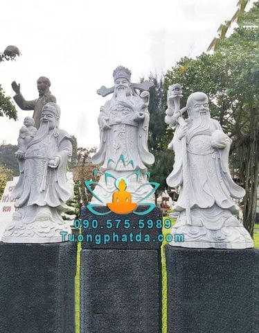 Tượng Phúc Lộc Thọ Bằng Đá Đẹp