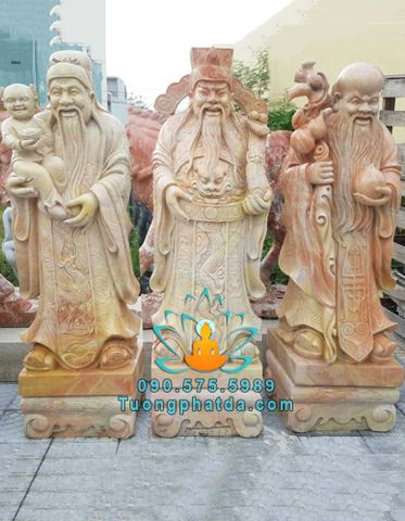 Tượng Phước Lộc Thọ Đá, Tam Đa Đá Đẹp Giá Rẻ