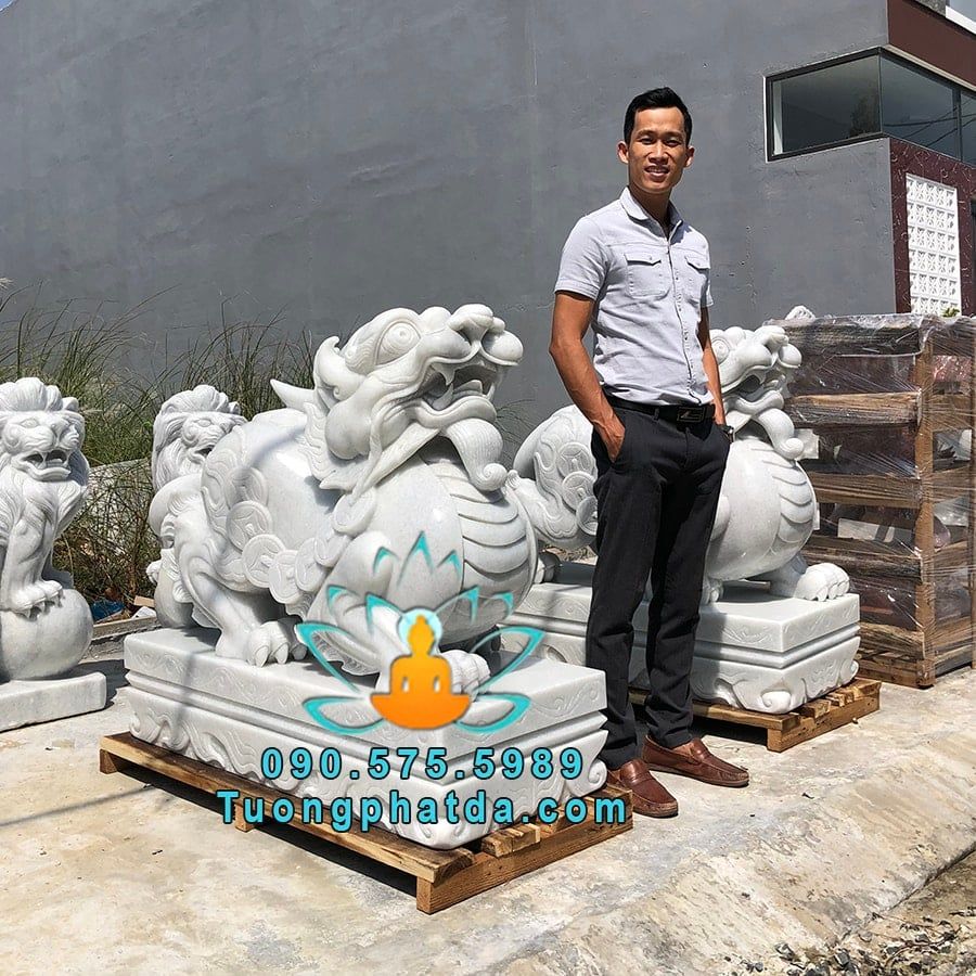 Bán Tượng Tỳ Hưu Đá Phong Thủy Để Cổng Đẹp Giá Xưởng
