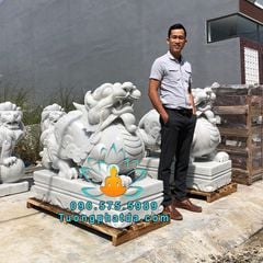 Bán Tượng Tỳ Hưu Đá Phong Thủy Để Cổng Đẹp Giá Xưởng