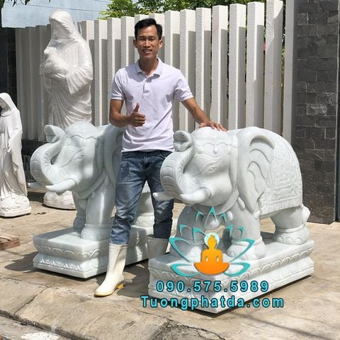 Bán Tượng Voi Đá Phong Thủy Đẹp Số 1 Đà Nẵng