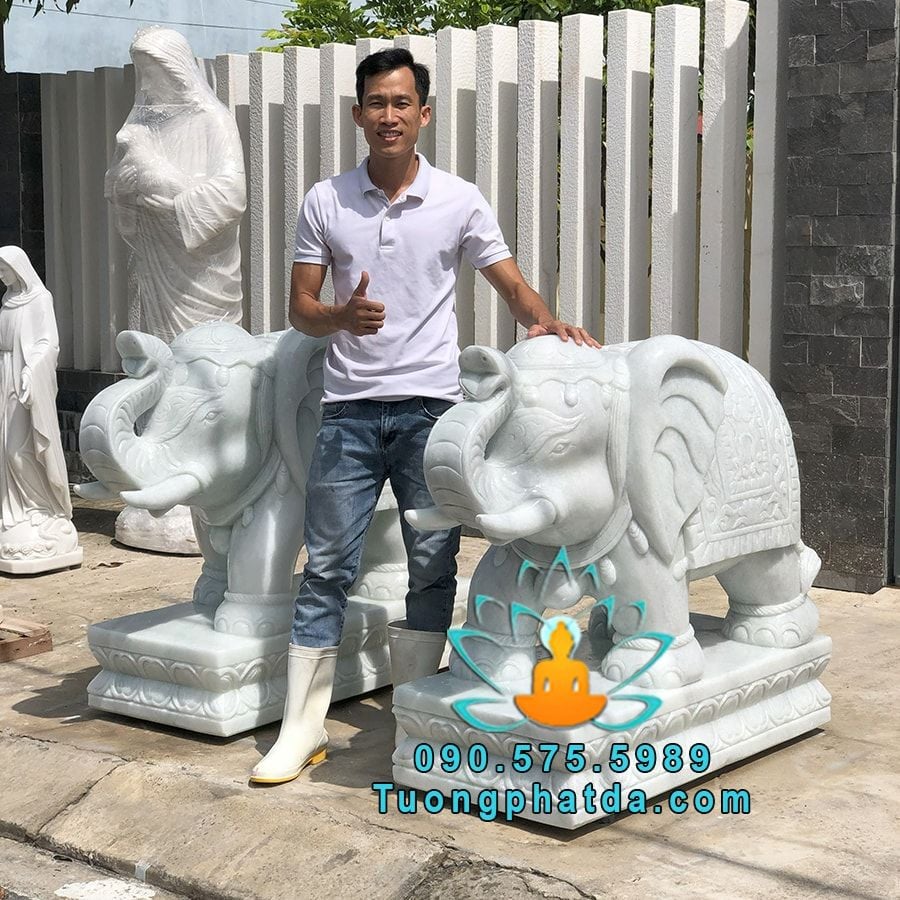Bán Tượng Voi Đá Phong Thủy Đẹp Số 1 Đà Nẵng