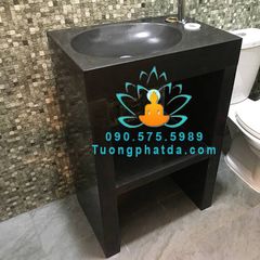 Bàn Lavabo Đá Đen Bazan Tự Nhiên 100%