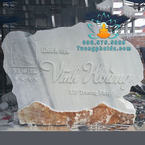 Bảng Hiệu Bằng Đá Tự Nhiên Cho Khách Sạn Đẹp