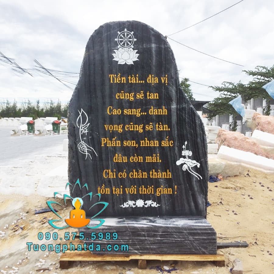 Bảng Hiệu Các Câu Thơ Bằng Đá Đẹp