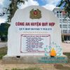 Bảng Hiệu Đá Cẩm Thạch Cho Ngành Công An