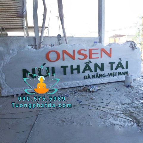 Bảng Hiệu Đá Cho Khu Du Lịch Núi Thần Tài Đà Nẵng