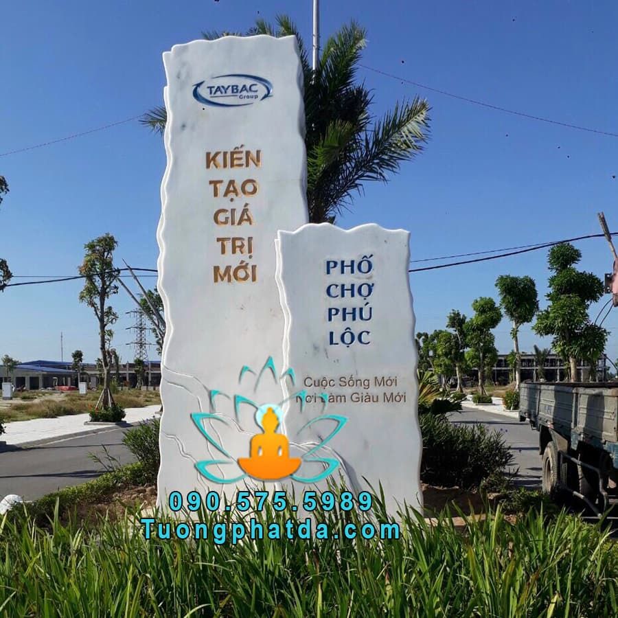 Bảng Hiệu Đá Cho Khu Phố Chợ Phú Lộc