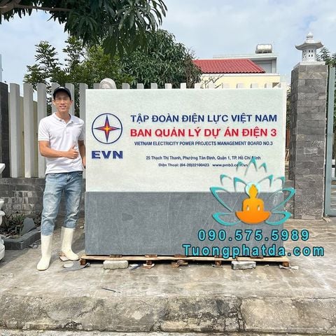 Bảng Hiệu Bằng Đá Cho Tập Đoàn Điện Lực Việt Nam