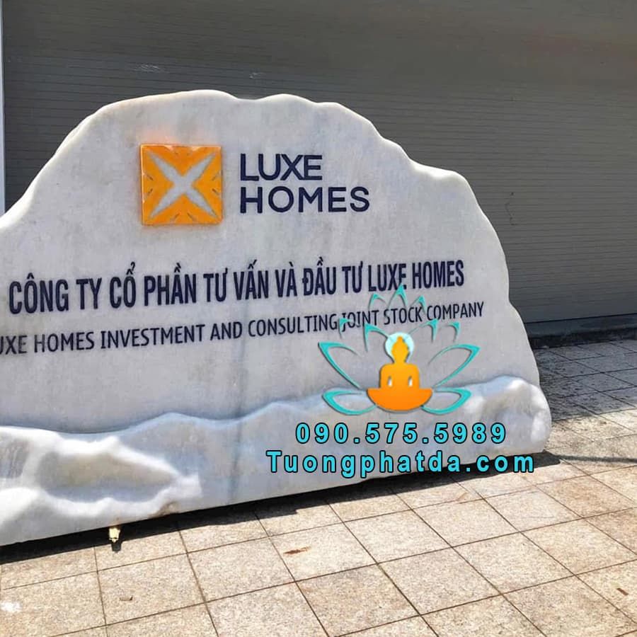 Bảng Hiệu Đá Đẹp Cho Công Ty Xây Dựng