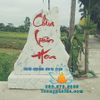 Bảng Hiệu Đá Trắng Đẹp Cho Chùa Liên Hoa