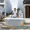 Bán Bồn Tắm Đá Trắng Tự Nhiên Nguyên Khối Đẹp Nhất Đà Nẵng