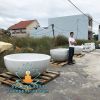 Bán Bồn Tắm Đá Trắng Tự Nhiên Nguyên Khối Tại Hà Nội