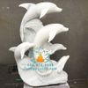 Tượng Cá Heo Đá Phun Nước Sân Vườn