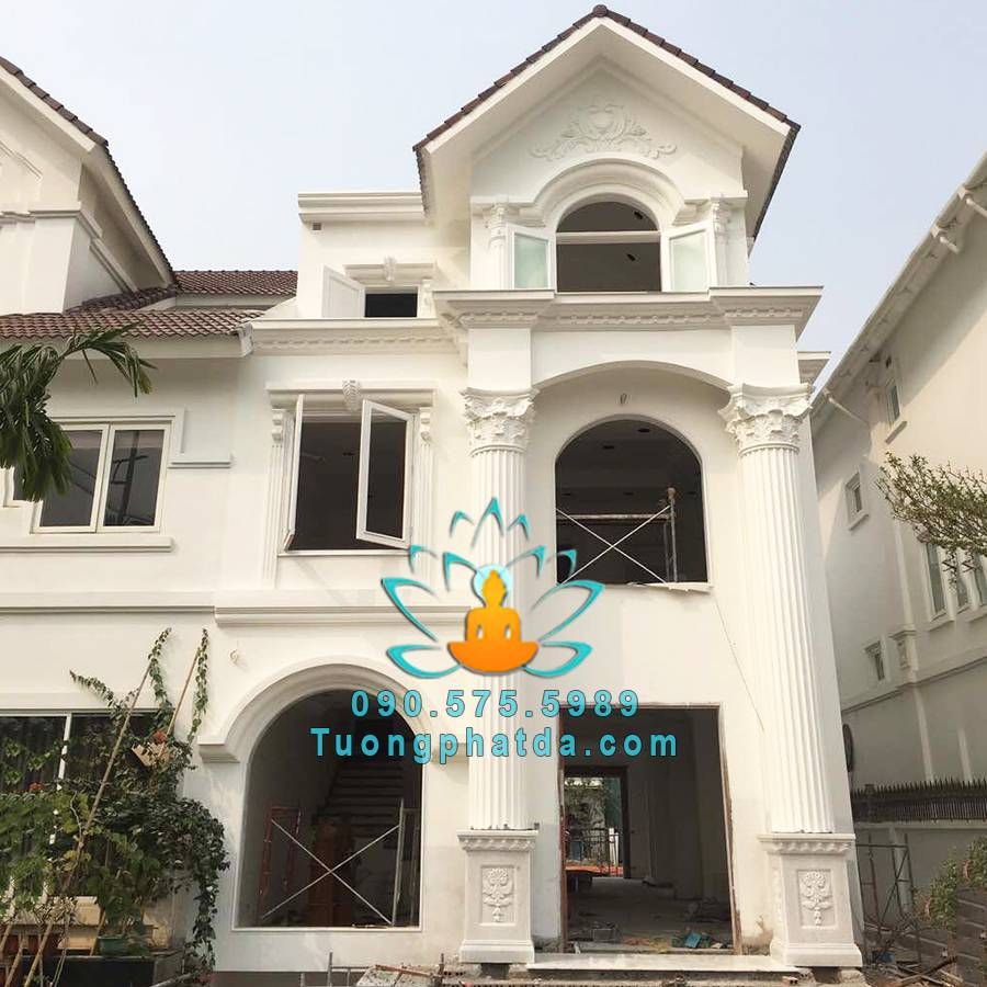 Chân Cột Đá Trắng Nguyên Khối Đá Đẹp Đà Nẵng – Tượng Phật Đá Song Toàn