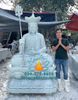 Chế Tác Tượng Địa Tạng Ngồi Bằng Đá Cẩm Thạch Cao 2m Tại Vũng Tàu