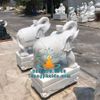 Chế Tác Tượng Voi Đá Cẩm Thạch Trắng Để Cổng Đẹp