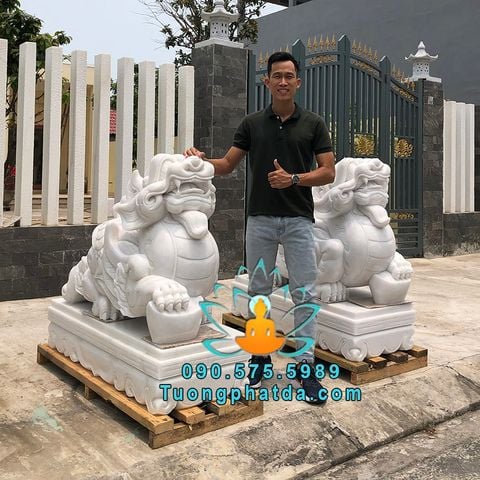 Cung Cấp Tượng Tỳ Hưu Đá Phong Thủy Trấn Cổng Đẹp