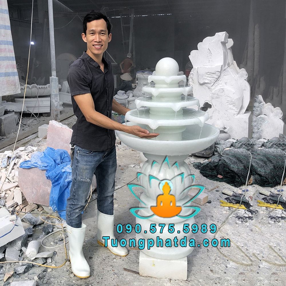 Chuyên Đài Phun Nước Đá Phong Thủy Luân Hồi Đẹp Nhất Tại Cần Thơ