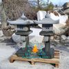 Đèn Đá Sa Thạch Để Tiểu Cảnh Sân Vườn Đẹp