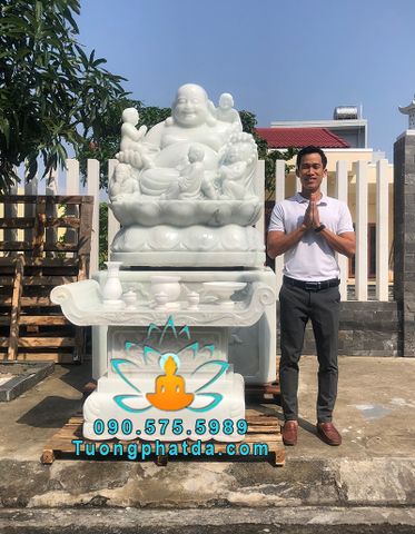 Điêu Khắc Tượng Di Lặc Ngũ Phúc Bằng Đá Đẹp Nhất