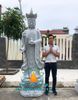 Điêu Khắc Tượng Địa Tạng Đá Cẩm Thạch Nguyên Khối Đẹp Tại Bạc Liêu