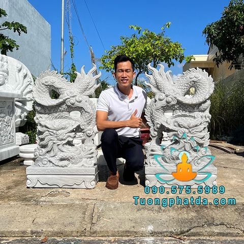 Điêu Khắc Tượng Rồng Đá Mỹ Nghệ Song Toàn