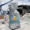 Chế Tác Tượng Rồng Đá Phong Thủy Phun Nước Đẹp Cao 3m