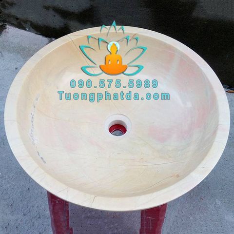 Lavabo Tròn Đá Vàng Hà Nội