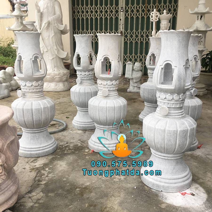 Mẫu Đèn Dầu Bằng Đá Cẩm Thạch Trắng Đẹp