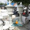 Mẫu Đèn Lồng Đứng Bằng Đá Đẹp Để Chùa, Tịnh Thất Đẹp