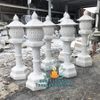 Mẫu Đèn Lồng Đứng Bằng Đá Trắng Non Nước