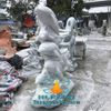 Mẫu Tượng Cá Heo Đá Trang Trí Hồ Bơi Đá Đẹp