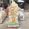 Tượng Sư Tử Đá Vàng Phong Thủy Nguyên Khối Đẹp Nhất