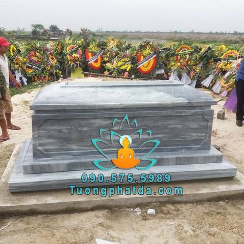 Mộ Đá Nguyên Khối Hoa Sen