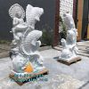 Mẫu Tượng Cá Chép Đá Cẩm Thạch Phun Nước Đẹp