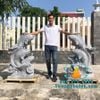 Điêu Khắc Tượng Cá Chép Đá Phong Thủy Phun Nước Đẹp Tại Hà Nội