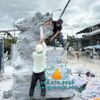 Bán Tượng Cá Chép Hóa Rồng Bằng Đá Xám Khủng Cao 3m