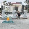 Điêu Khắc Tượng Cá Chép Hóa Rồng Phun Nước Đá Đẹp Tại Bình Dương
