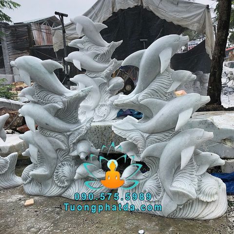 Tượng Cá Heo Bằng Đá Đẹp Nhất Đà Nẵng