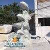 Điêu Khắc Tượng Cá Heo Phun Nước Đá Đẹp Tại Lâm Đồng