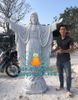 Chế Tác Tượng Chúa Cứu Thế Bằng Đá Cẩm Thạch Trắng Đẹp