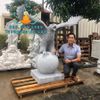 Điêu Khắc Tượng Đại Bàng Tung Cánh Đá Xám Đẹp Tại Đăk Lắk