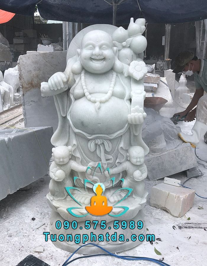 Tượng Phật Di Lặc Đá Non Nước Đẹp