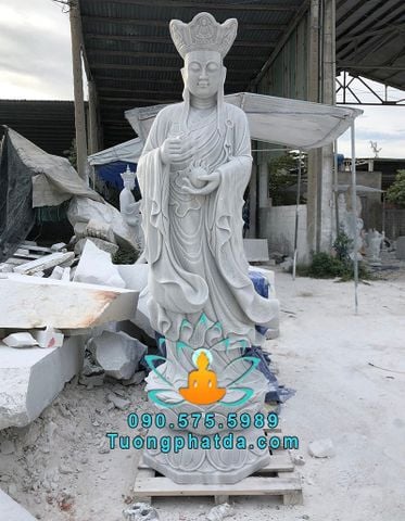 Tượng Địa Tạng Bằng Đá Cẩm Thạch Đẹp Tại Thanh Hóa