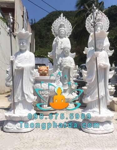 Tượng Phật Địa Tạng Bồ Tát bằng đá cúng dường giá rẻ