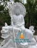 Tượng Địa Tạng Cưỡi Đề Thính Bằng Đá Đẹp Tại Hà Nội