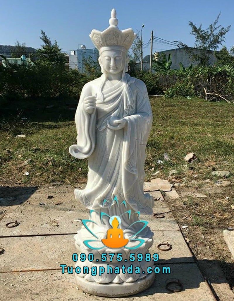 Tượng Địa Tạng Bằng Đá Non Nước Đẹp Tại Quy Nhơn